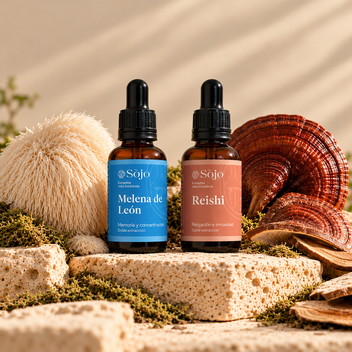Pack Claridad y relajación - Melena de León y Reishi