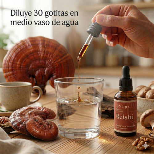 Extracto de Reishi - Hongo Adaptógeno para el Descanso y el Estrés