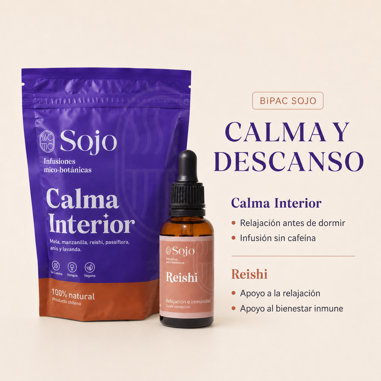 Beneficios del BiPAC Calma y Descanso
